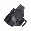 FROGY - CZ P-10 C/S i pro F - vnější kydexové pouzdro - poloviční sweatguard - černá - speedloop