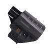 FROGY - CZ P-10 C/S i pro F - vnější kydexové pouzdro - poloviční sweatguard - černá - speedloop