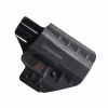 FROGY - CZ P-10 C/S i pro F - vnější kydexové pouzdro - poloviční sweatguard - černá - průvlek
