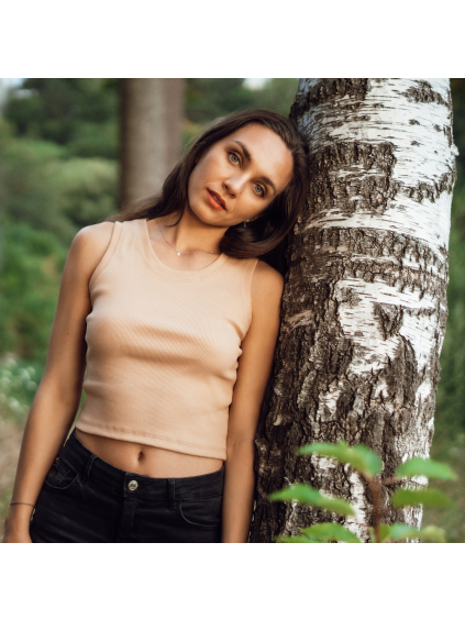 zebrovany top apricot 1