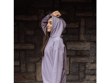 mikina fluffy lilac 1