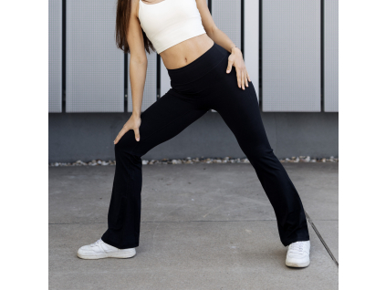 leginy flared black 1