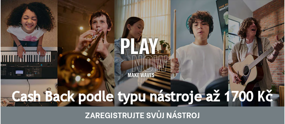 Cash Back akce na vybrané produkty YAMAHA