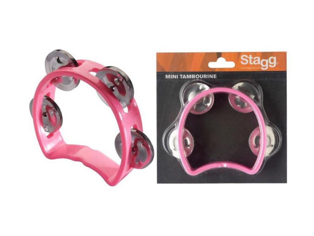 STAGG tamburína TAB MINI PK řůžová