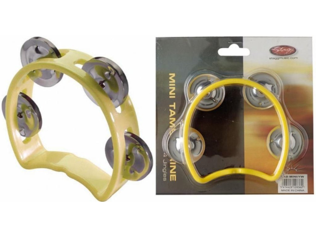 STAGG tamburína TAB MINI YW žlutá