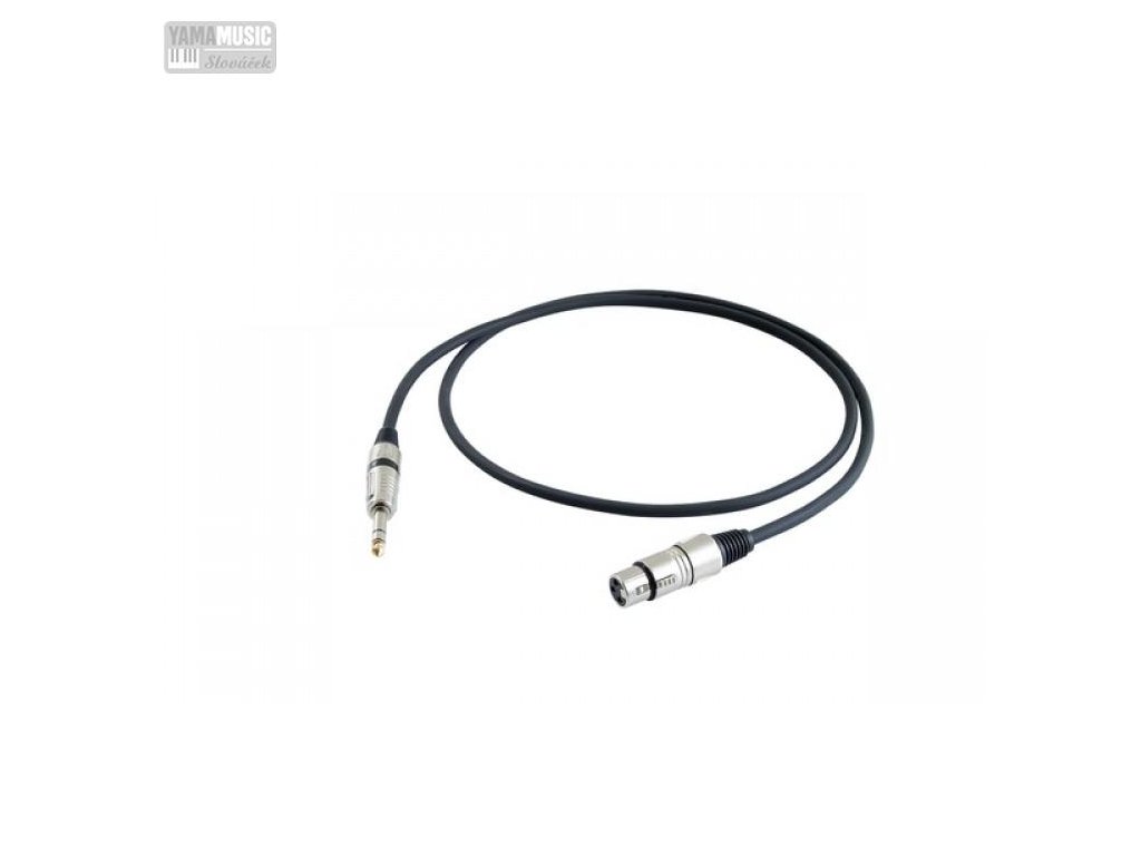 PROEL kabel XLRM-Jack 5m STAGE černý