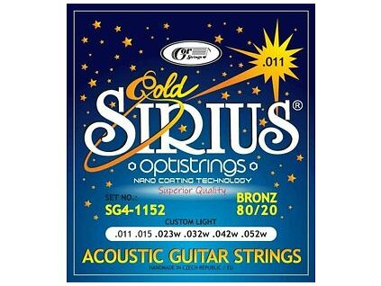 GORSTRINGS Sada strun ak. kytara Sirius Gold  SG4-