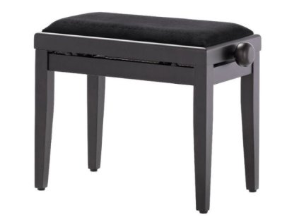 Stolička pianová Palisandr mat / černý velur