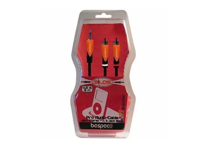 BESPECO kabel Jack3.5 ST-2xCinch 5m SLYMSR500