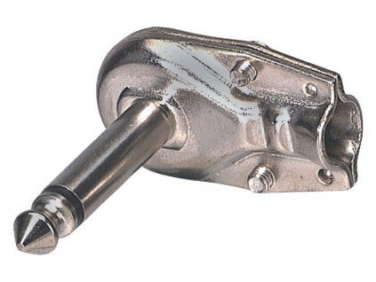 GEWA Jack 6,3 mono kovový kolmý pro kabel 6mm