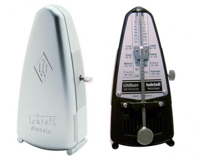 metronom WITTNER Piccolo stříbrný 838