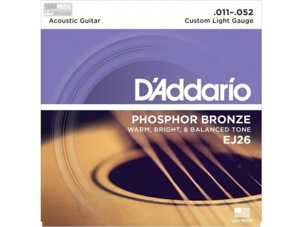 D'ADDARIO Sada strun ak. kytara EJ26 .11 FB