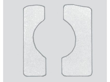 GEWA Pickguard Sada pro akustickou kytaru, 2-dílná