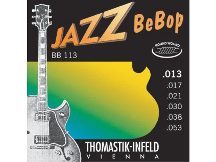 Struny pro E-kytaru Jazz BeBop Nickel Round Wound