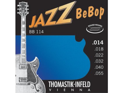 Struny pro E-kytaru Jazz BeBop Nickel Round Wound