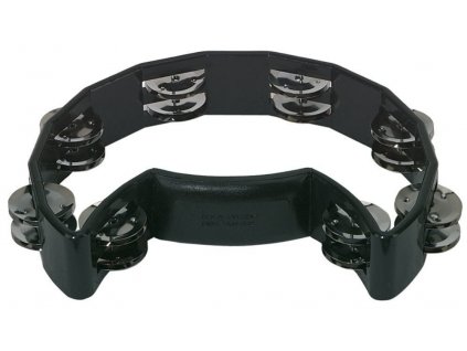 tamburína půlměsíc 16 párů koleček černá