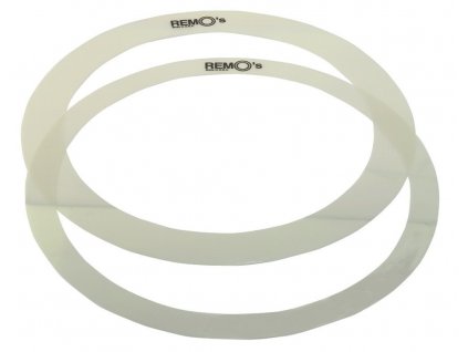 kroužky tlumící pro snare 14" šíře 1"a 1,5" bílé