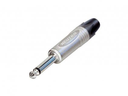 NEUTRIK Jack 6 3mm NP2X vidlice mono stříb