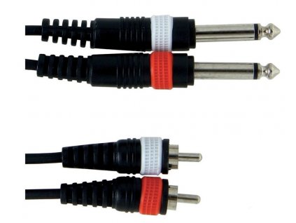 GEWA kabel 2xJack mono 2xCinch 6m