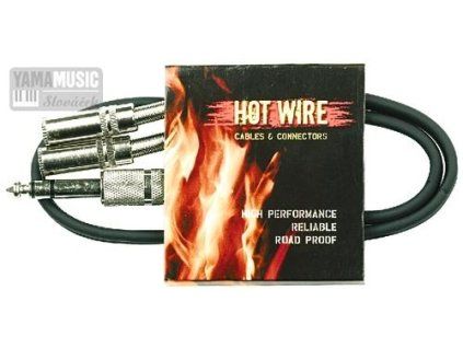 GEWA kabel JackST-2xJack 3.5F 0,5m BASIC černý