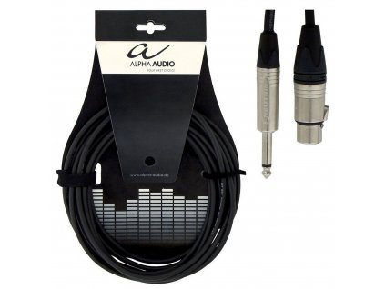 GEWA kabel XLRF-Jack 9m AA PEAK LINE černý >