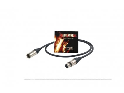 kabel XLRF-XLRM 0,5m PREMIUM černý  >