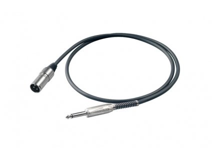 kabel XLRM-Jack 6m BULK černý