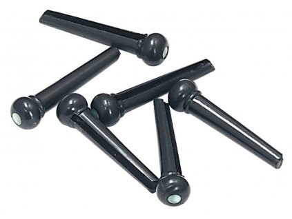 GEWA Kolíčky pro kobylku S Abalone-bodem, černé sa