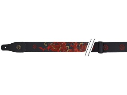 Kytarový popruh F&S Tattoo-Edition Firebird GEWA