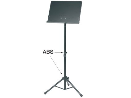 Notový Stojan s deskou černý plný 48,5 x 34 cm