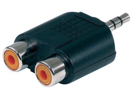 GEWA redukce Jack 3,5 ST < 2x Cinch FM