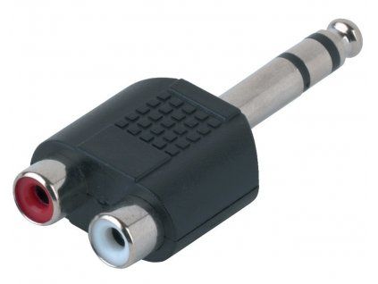 GEWA redukce Jack 6,3 ST <2x Cinch FM