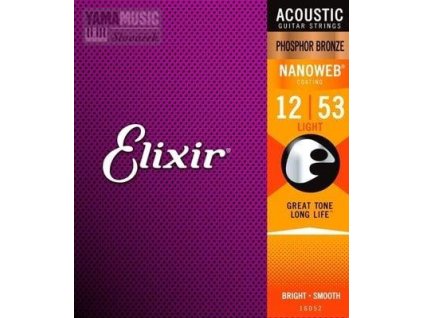 ELIXIR Sada strun ak. kytara 12-53 Phos/Bronz NANO