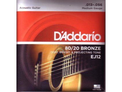 D'ADDARIO Sada strun ak. kytara EJ12 .13/56 Br AKC