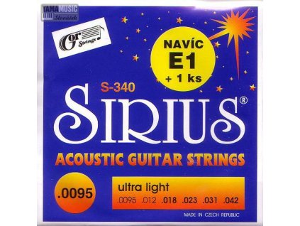 GORSTRINGS Sada strun ak. kytara S340 SIRIUS .0095