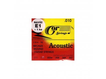 GORSTRINGS Sada strun ak. kytara 2B692 .010-.047