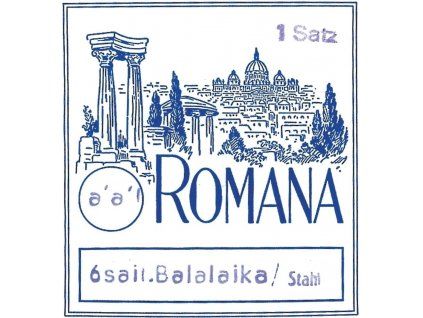 ROMANA Sada strun balalajka 3-str.3 strun ocel