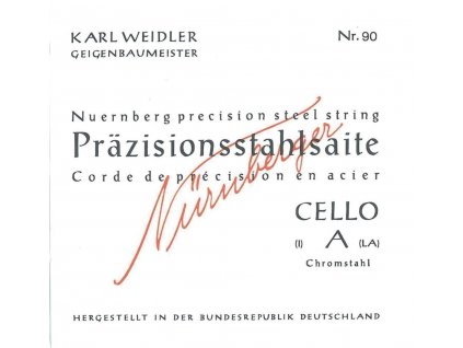 Sada strun cello 4/4 Präzision 94 ch.ocel >