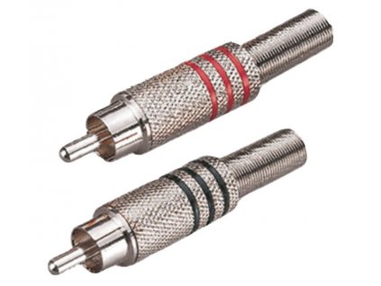 KONEKTOR Cinch Červený kroužek GEWA