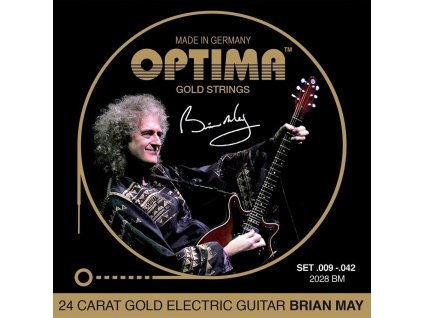 Sada strun el. kytara2028BM Gold Brian May