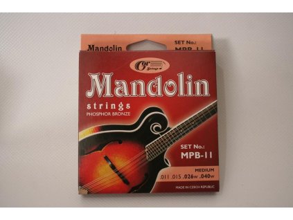 Sada strun mandolína MPB 011 Ph/B Gorstrings