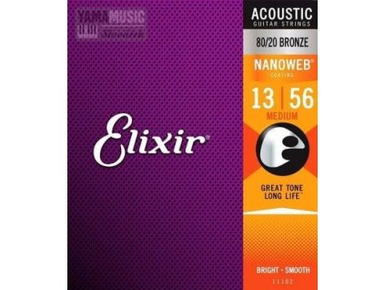 ELIXIR Sada strun ak. kytara 13-56 Bronz 80/20 NAN