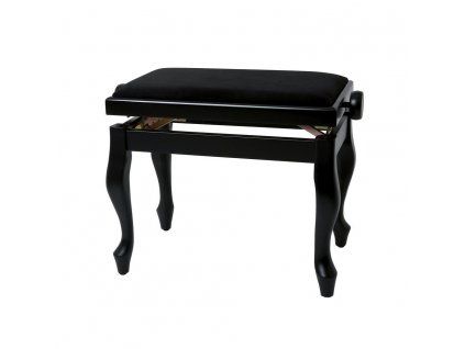 GEWA Piano stolička Deluxe Classic Černá, matná