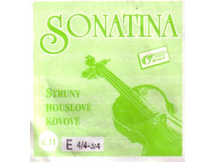 struna hsl. GOR SONATINA č.11 struna E 3/4-4/4