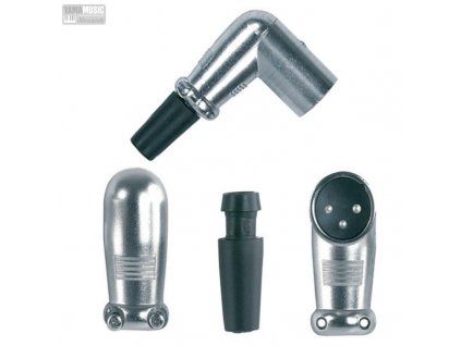 PROEL zástrčka kolmá XLR 3MRC