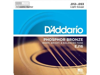 D'ADDARIO Sada strun ak. kytara EJ16 .12 FB