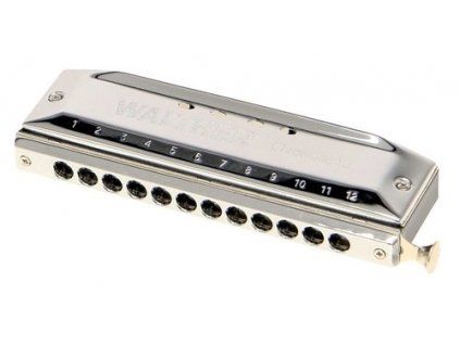 WALTHER harmonika foukací chromatická C Dur 48 hl