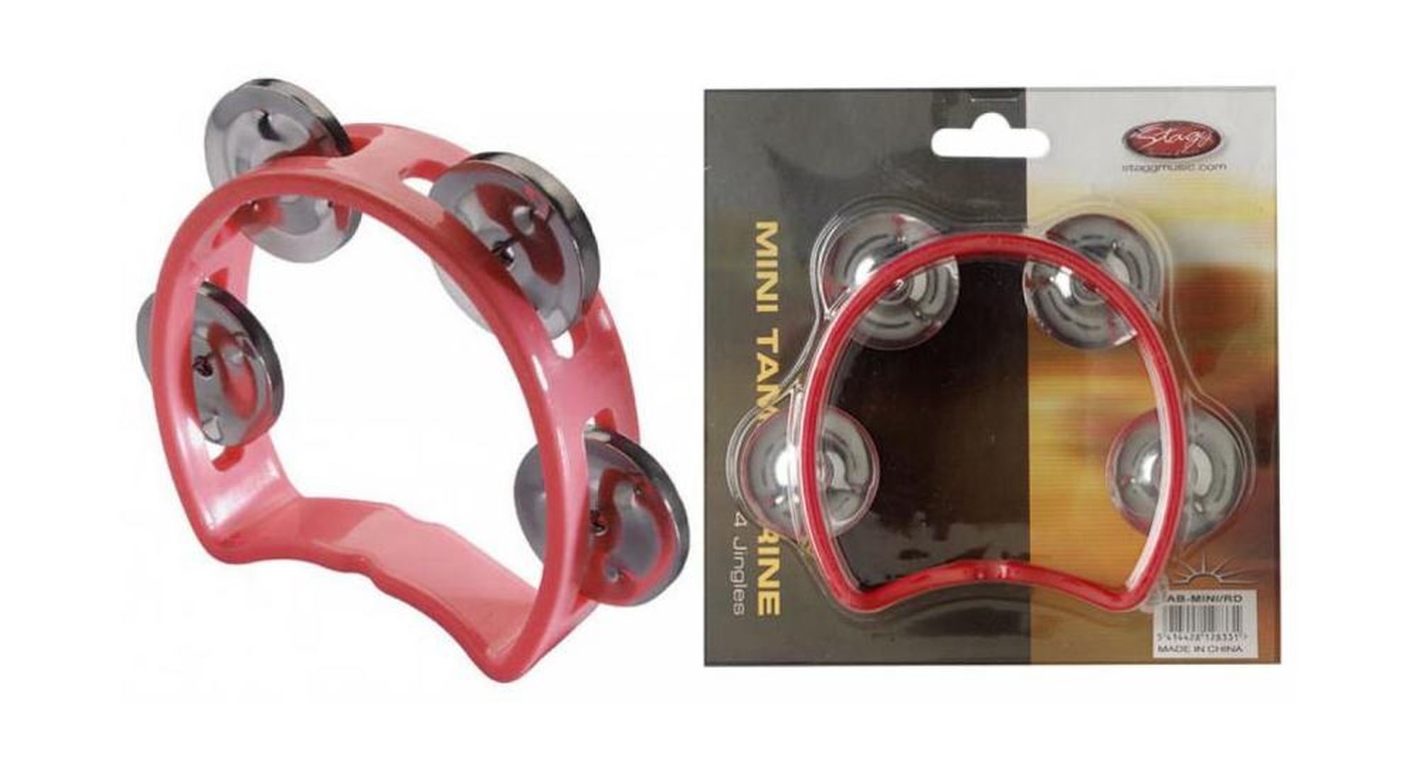 tamburína TAB MINI BK červená - Hudební nástroje YAMAMUSIC