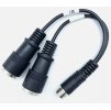 YAMAHA redukce/kabel MIDI:  DIN IN+OUT / miniDIN