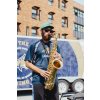 Popruh pro saxofon Soft Sax Tmavě modrá, délka 43,
